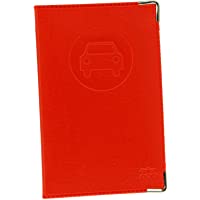Los mejores  - Color Pop - Portarrollos de Papel para Coche- Color Rojo + Funda Transparente para Tarjeta Gris